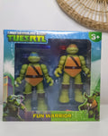 🐢 Teenage Mutant Ninja Turtles Fun Warrior Figure Set | 2-Piece Toy Set