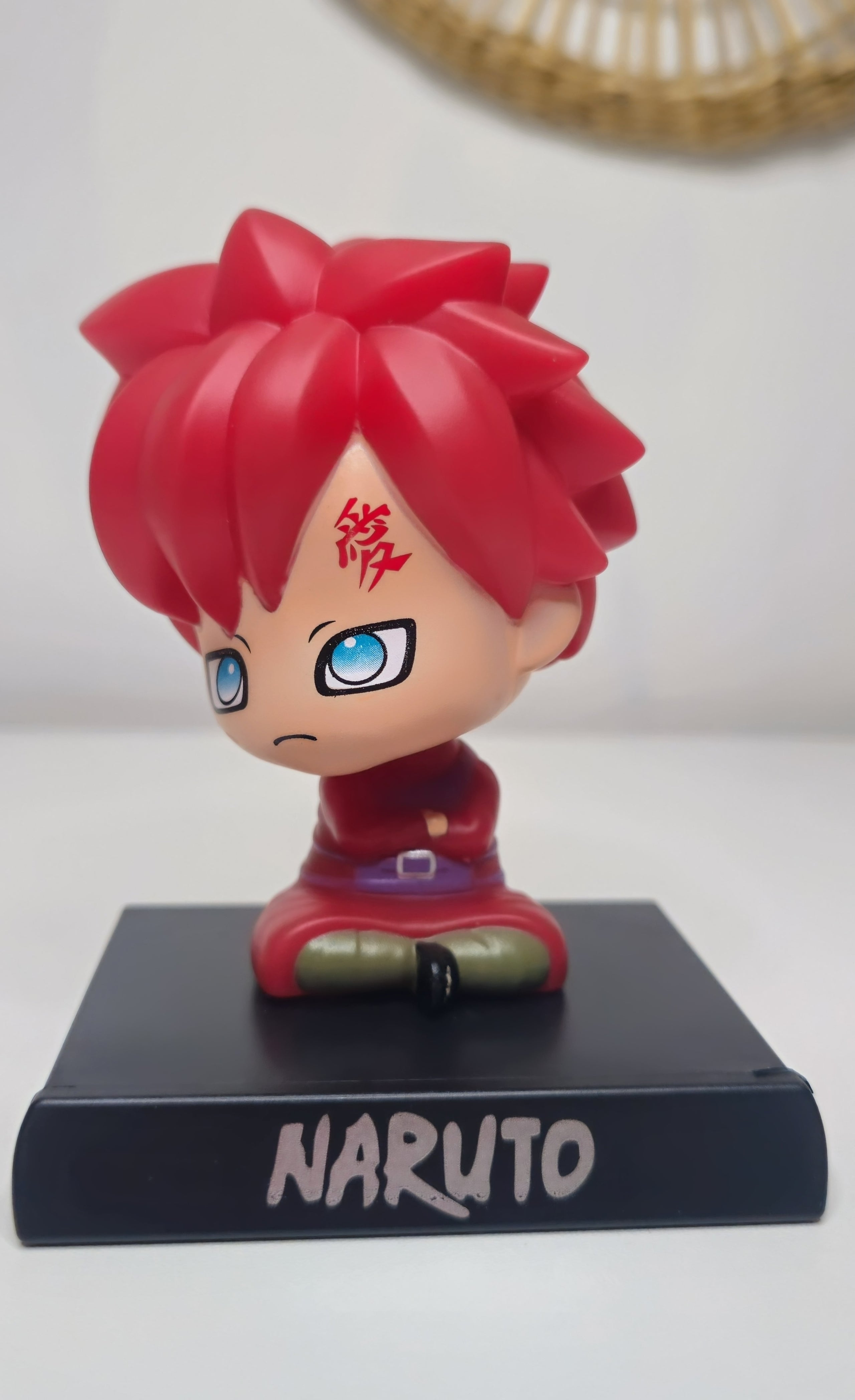 🍃 Naruto Anime Figure | Cute Red Hair Collectible Display Toy