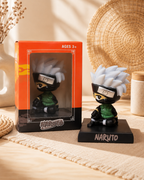 Masked silver-haired ninja chibi figure, view 2