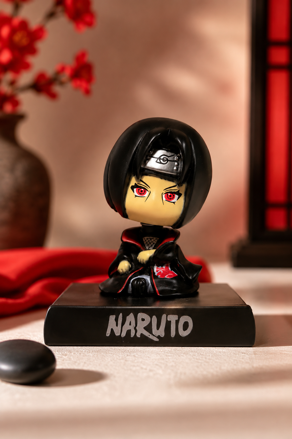 🖤 Naruto Akatsuki Anime Figure | Red Eye Cute Collectible Display