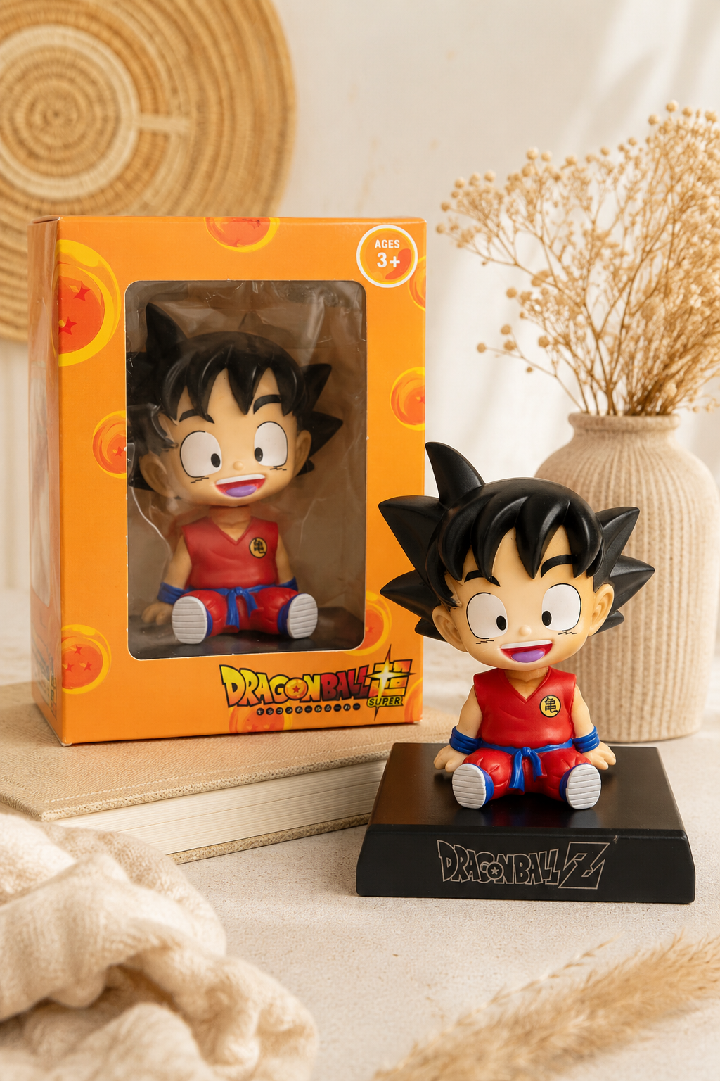 ❤️ Dragon Ball Z Goku Figure | Cute Sitting Anime Collectible Display