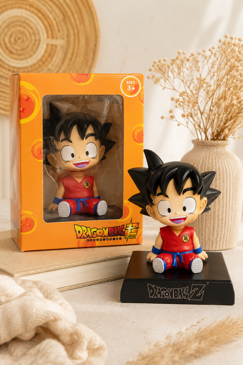 ❤️ Dragon Ball Z Goku Figure | Cute Sitting Anime Collectible Display
