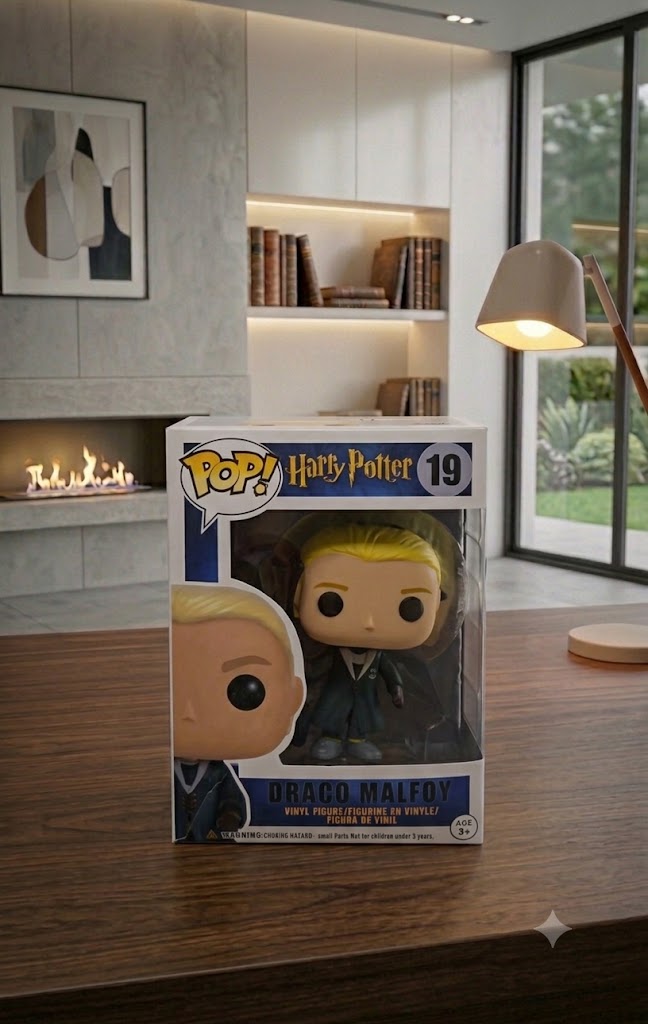 🖤 Wizard Student Figure Collectible Toy | Blonde Magic Character Display