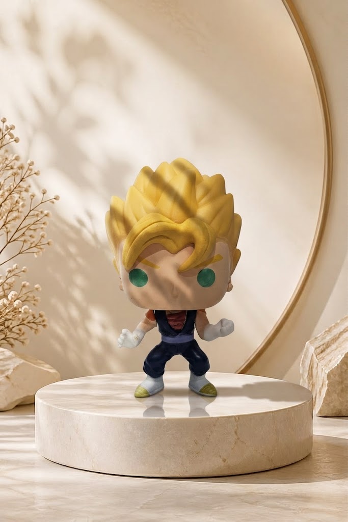 ⚡ Blonde Energy Warrior Figure | Cute Anime-Inspired Collectible Display Toy