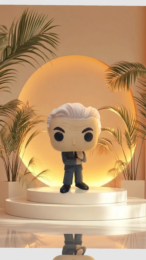 👨‍⚕️ White-Haired Doctor Figure | Cute Medical Collectible Display Toy