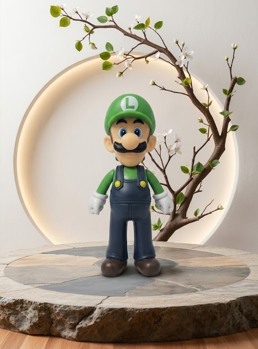 💚 Green Plumber Hero Figure | Cute Adventure Collectible Display Toy