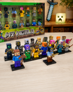 Block world figure set, view 3