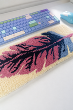 Feather desk rug, view 2