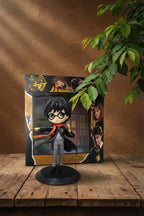 Wizard school boy figure with wand, view 2