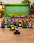🟩 My World Block Figure Set | 16-Piece Adventure Character Toy Set