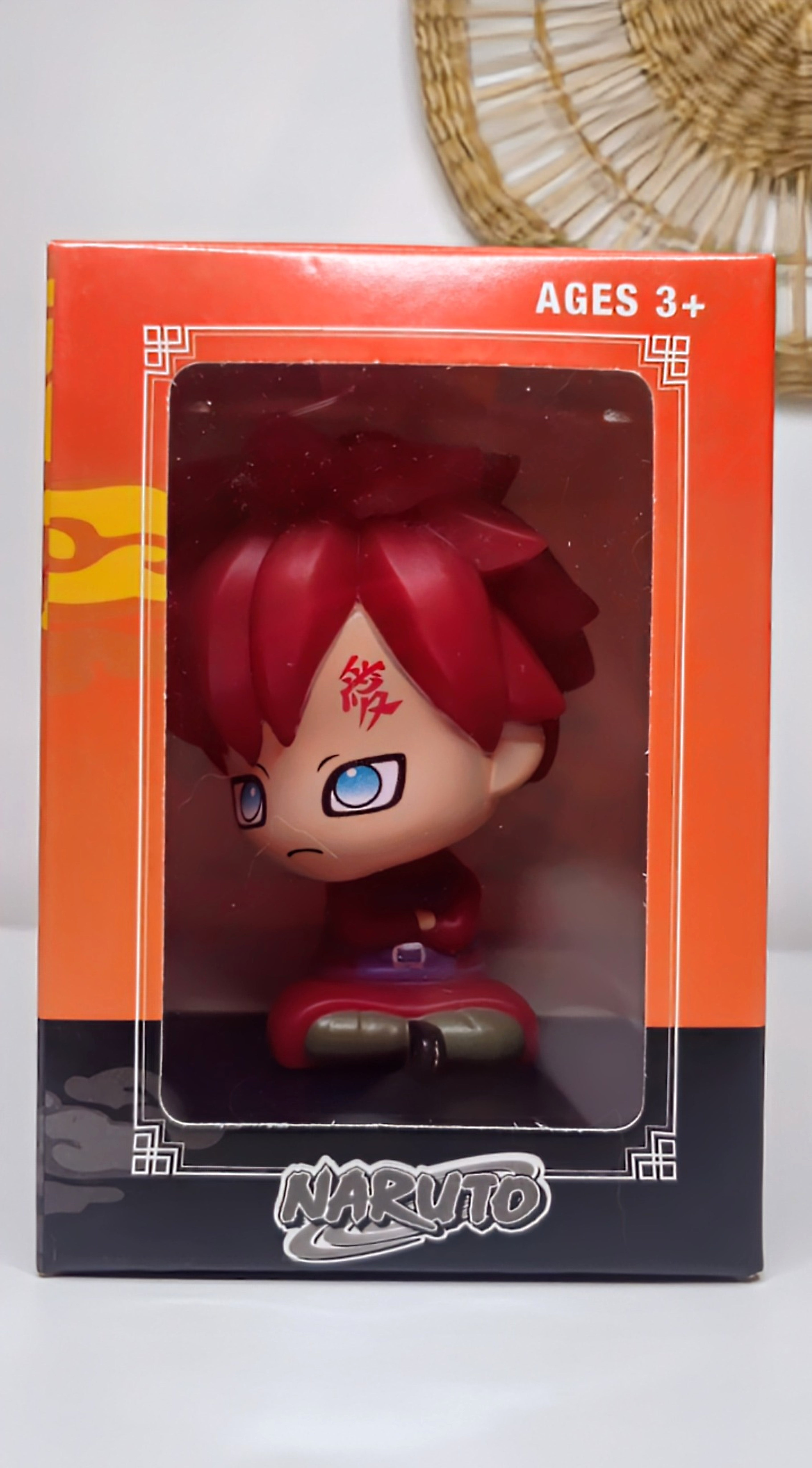 🍃 Naruto Anime Figure | Cute Red Hair Collectible Display Toy